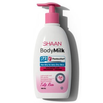 Shaan Milk Body Moisturizer with Tulip Rose Scent - 300ml