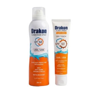 Drakon Sunscreen Spray 200ml + Gel Cream 60g Offer