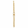 Stainless Steel Bracelet with Tiffany Gold Stones