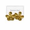 Stainless steel earring - rose