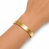 Stainless steel mirrored bracelet - size 60
