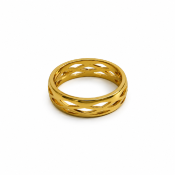 Stainless steel ring empty Bombay – thin