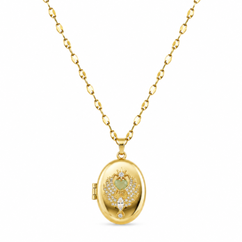Stainless steel chain gold eagle
