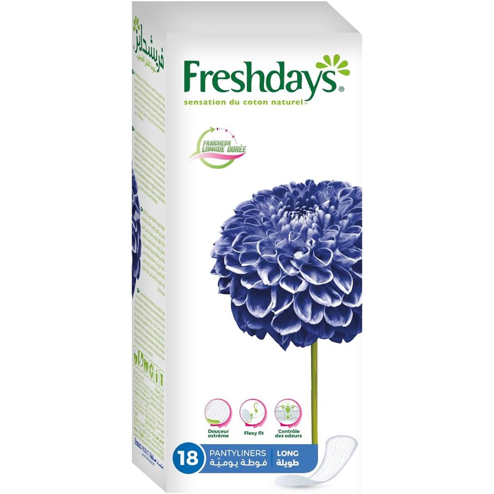 1010385 Freshdays Daily pads Long - 18Piece